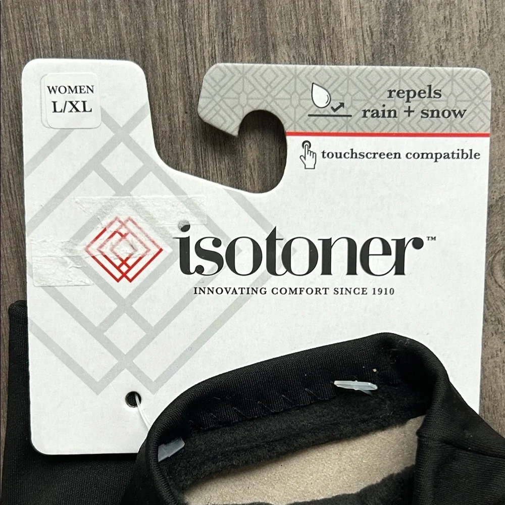 NWT Isotoner Black Gloves